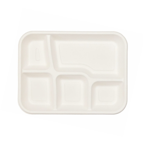 Bleached Sugarcane Bagasse Tableware