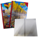 ABI Long Notebook (144 Pages, Unruled)