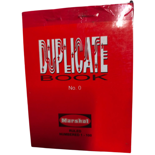 MARSHAL - Duplicate book No.0