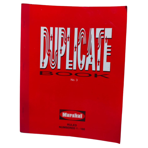 MARSHAL - Duplicate book No.3